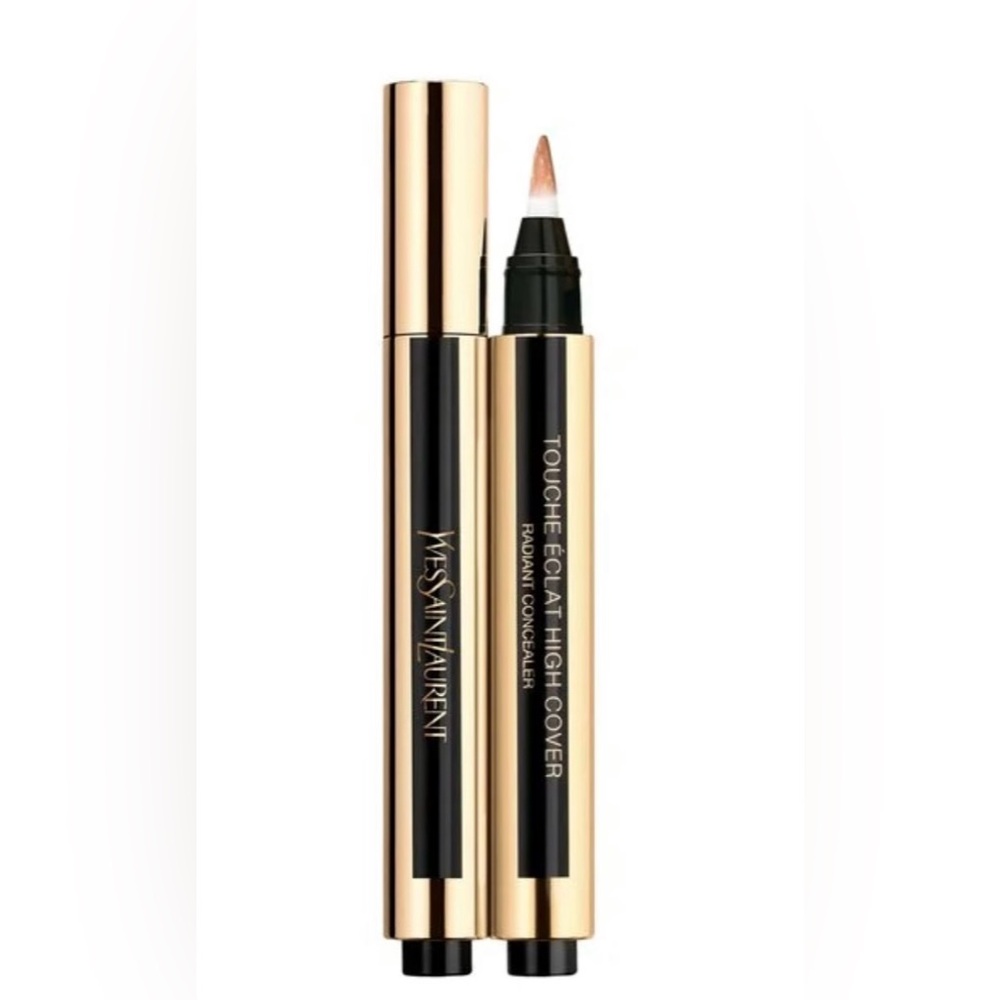 YSL beauty touche eclat concealer high cover. 5.5 warm tan.